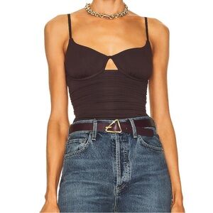 Jonathan Simkhai Tessi Underwire Cutout Bodysuit